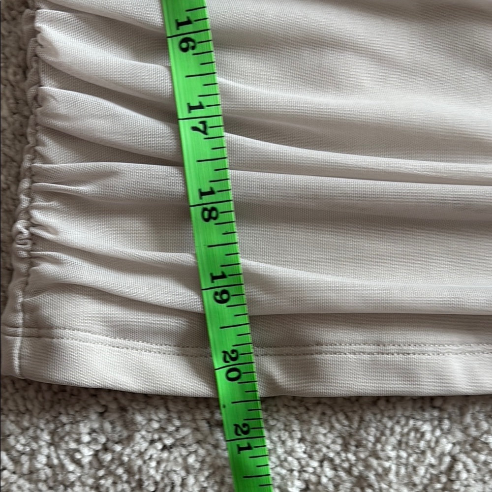 Abercrombie & Fitch taupe Ruched Sleeveless Top - Picture 6 of 11